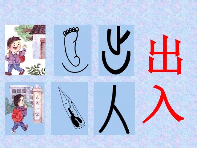 常见汉字象形字大全对照表