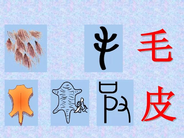 常见汉字象形字大全对照表