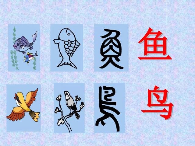 常见汉字象形字大全对照表